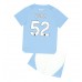 Maillot de foot Manchester City Oscar Bobb #52 Domicile vêtements enfant 2023-24 Manches Courtes (+ pantalon court)